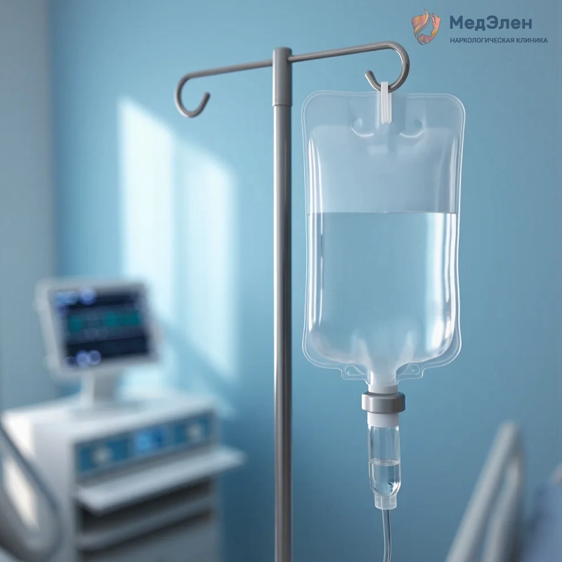 Капельница с янтарной кислотой
